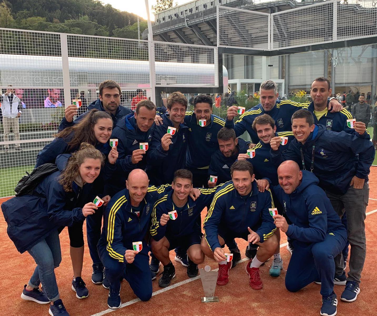 Aniene quinto scudetto padel